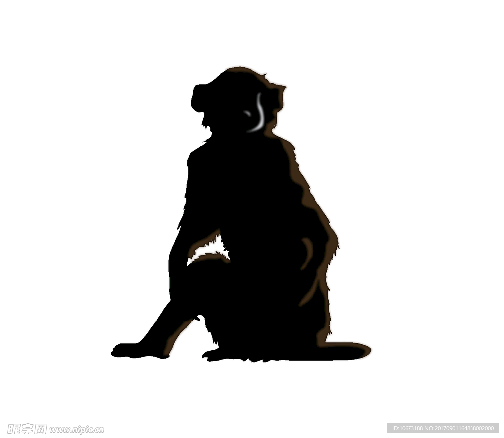 卡通猴子
