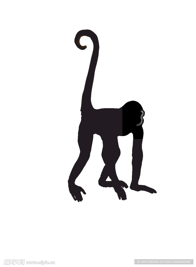 卡通猴子