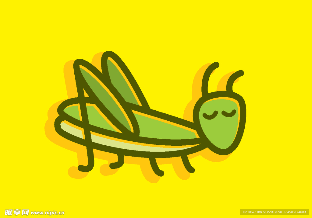 卡通昆虫