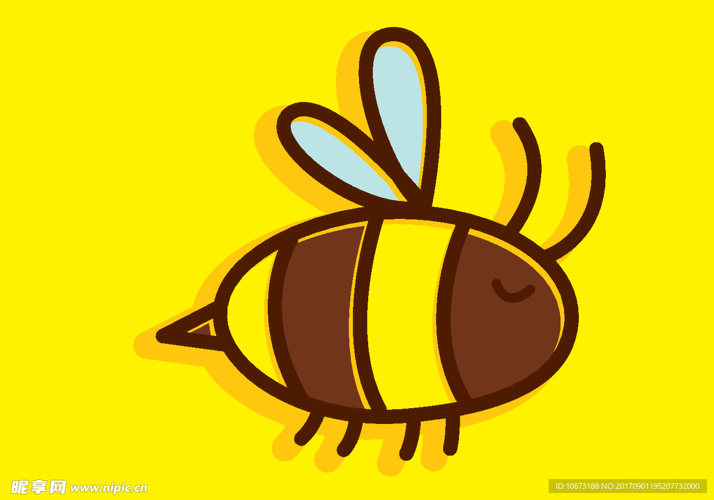 卡通蜜蜂