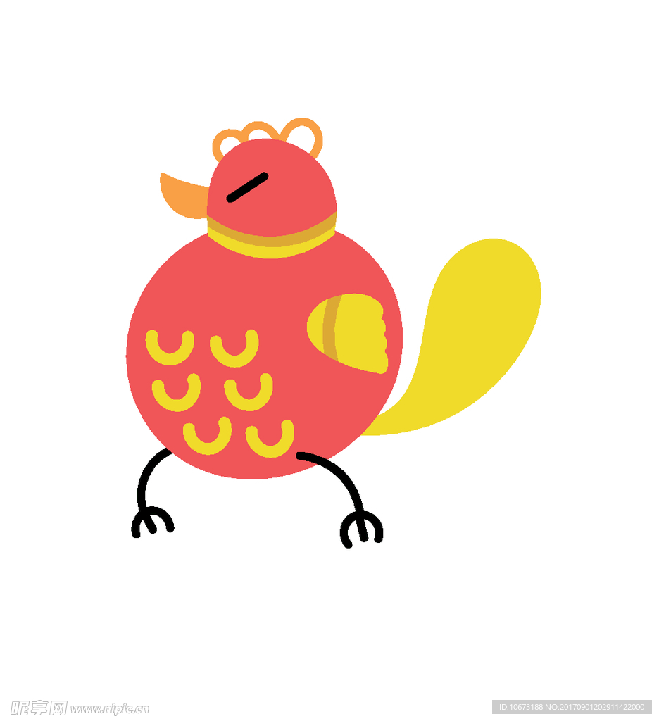 卡通鸟