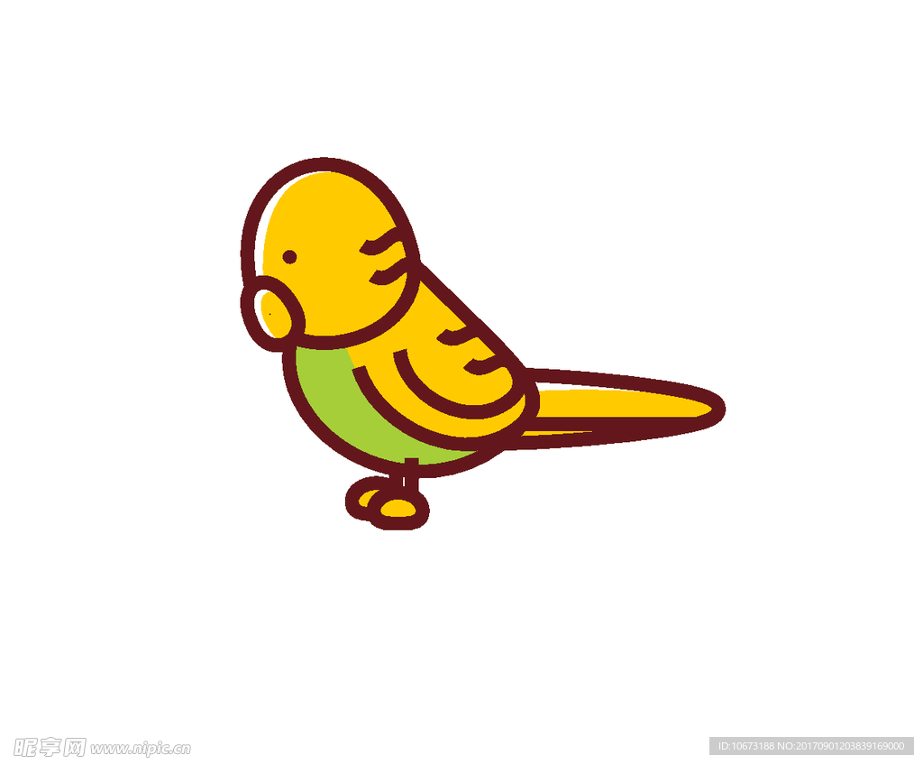 卡通鸟