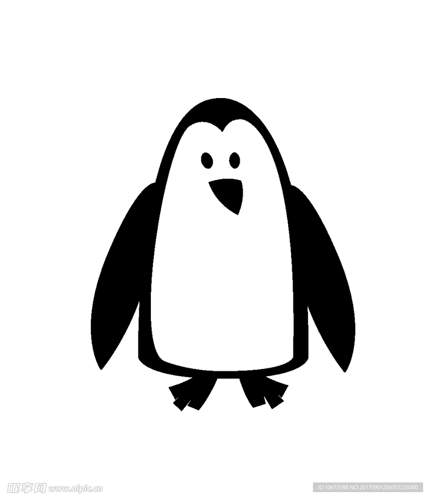 卡通企鹅