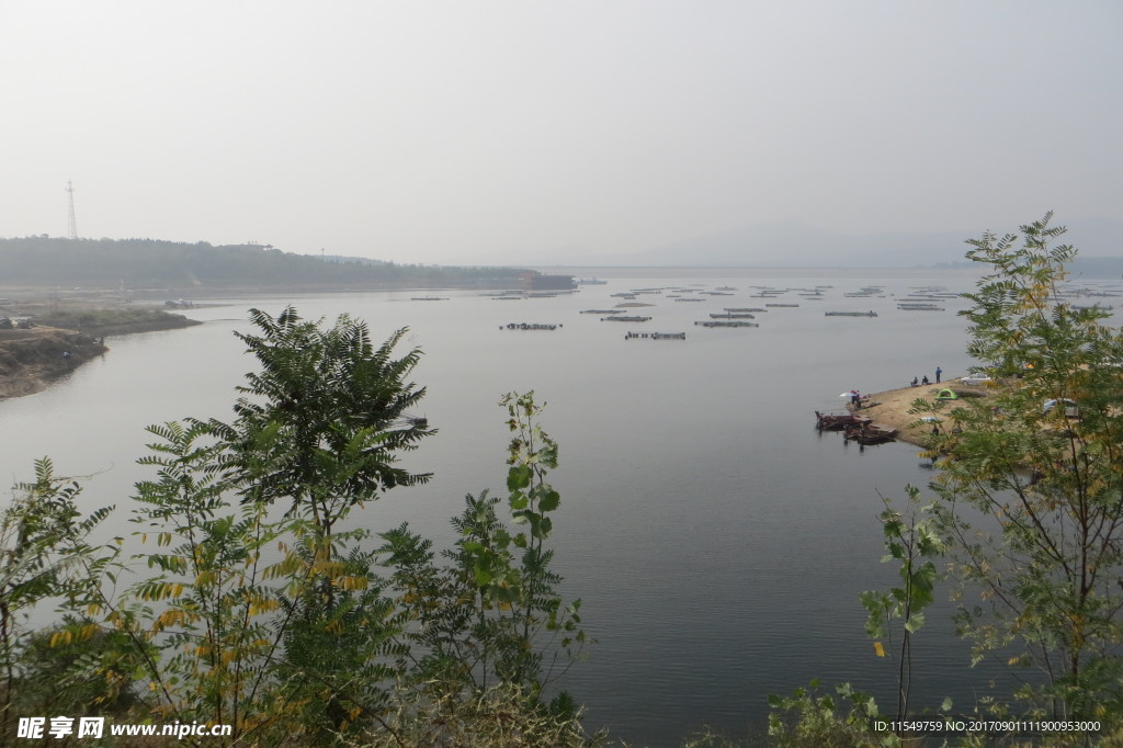 白沙湖景色