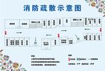 消防疏散示意图