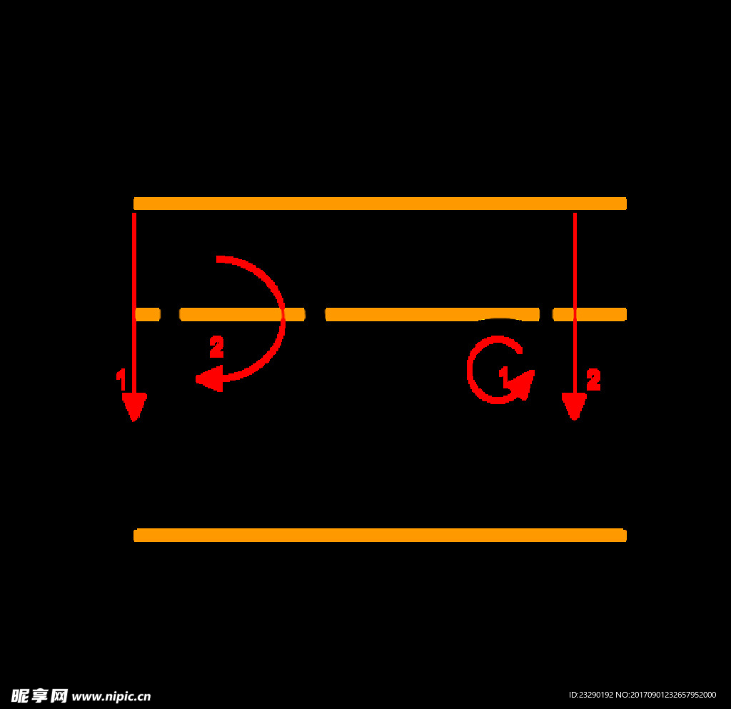 字母笔画动画D