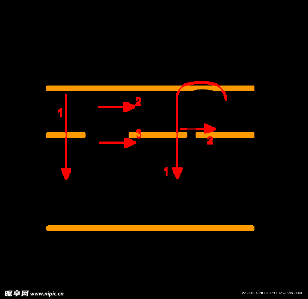 字母笔画动画F