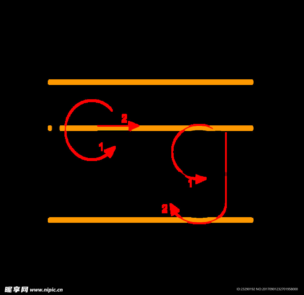 字母笔画动画G