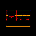 字母笔画动画H