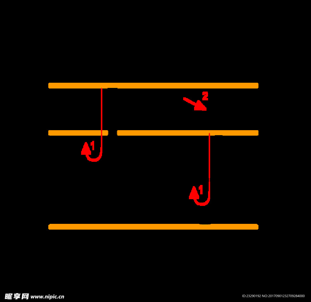 字母笔画动画J