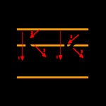 字母笔画动画K