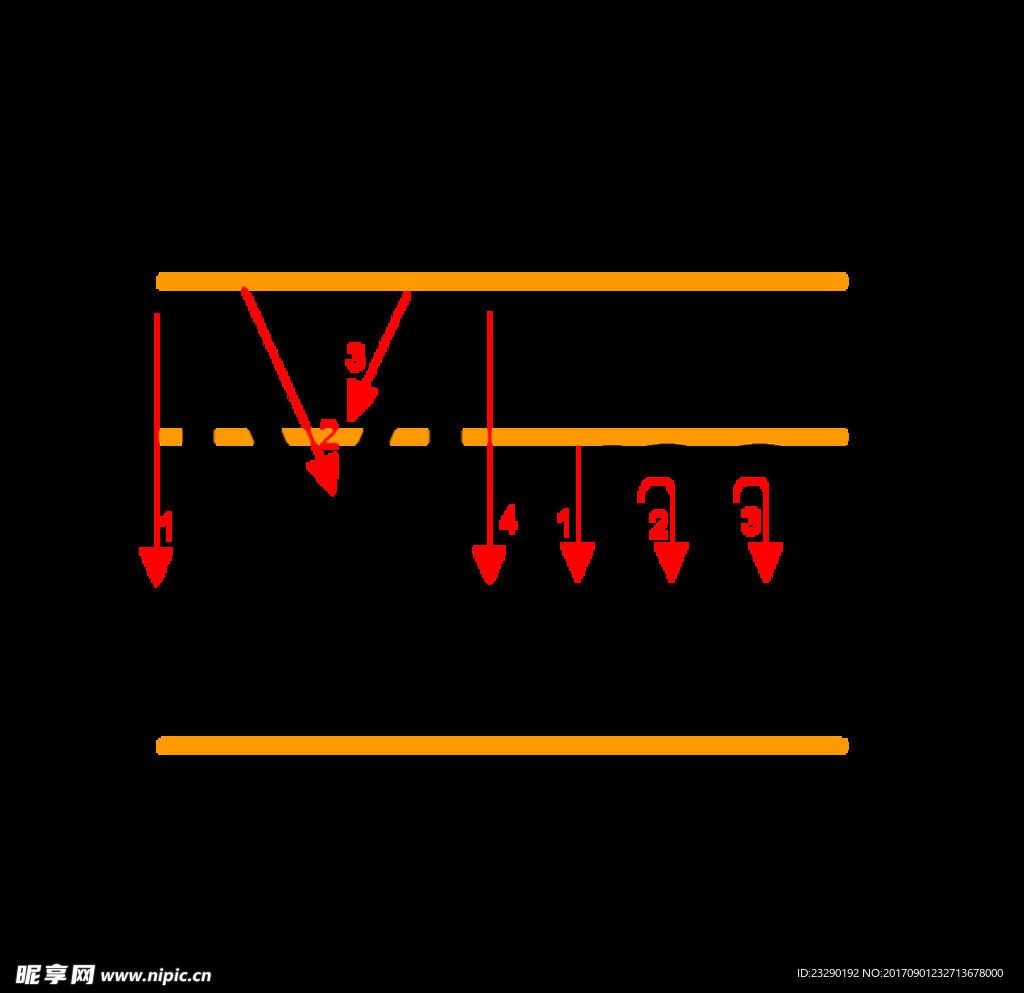字母笔画动画M