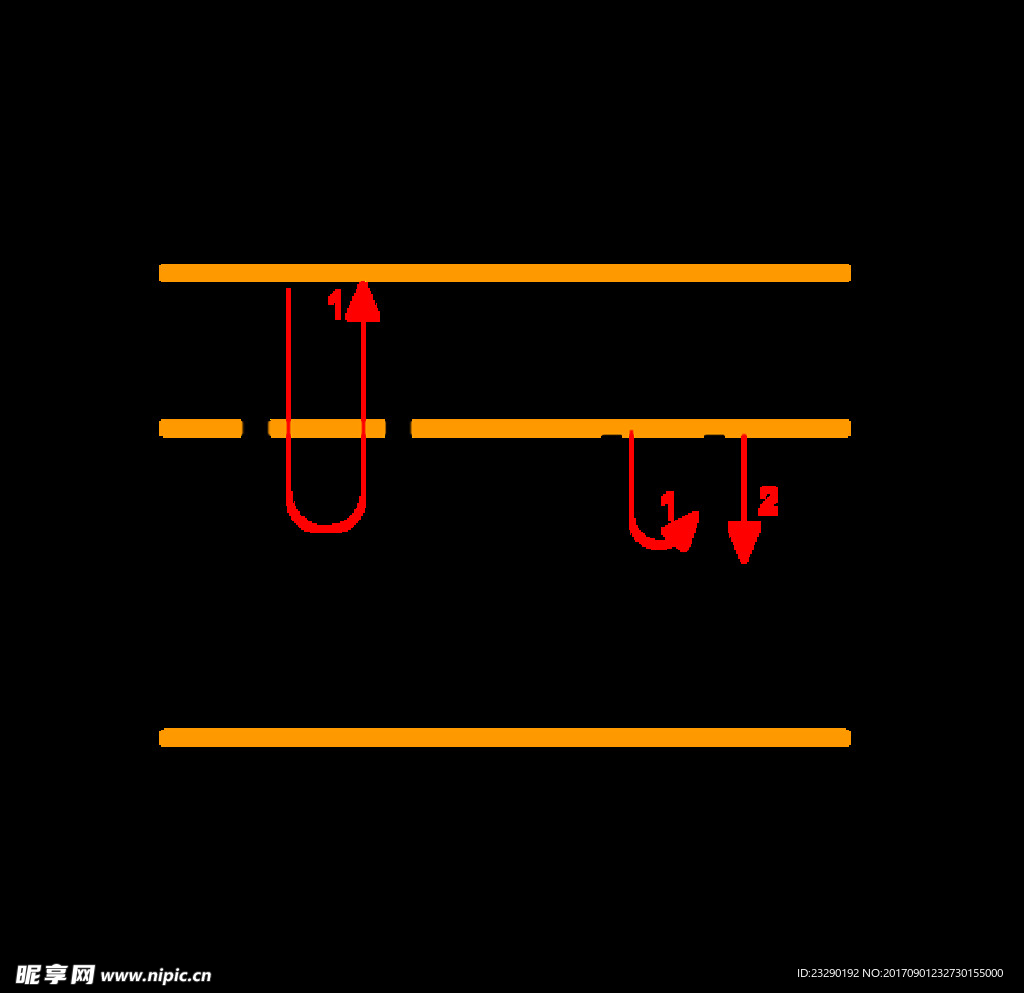 字母笔画动画U