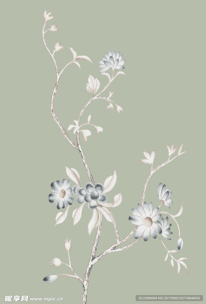 手绘 花