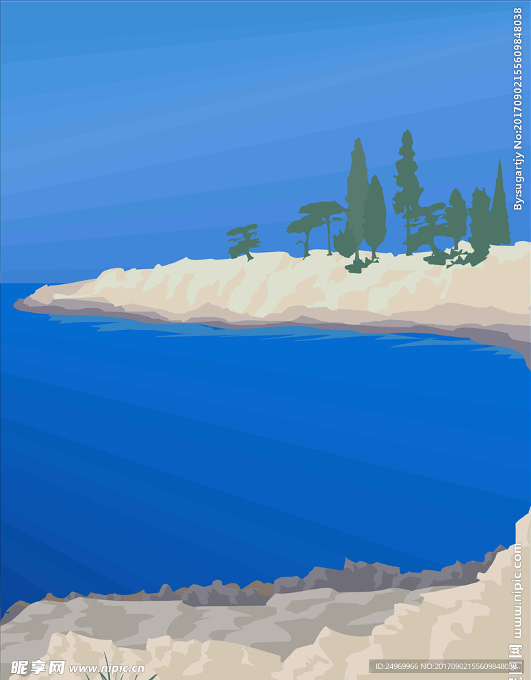 风景插画