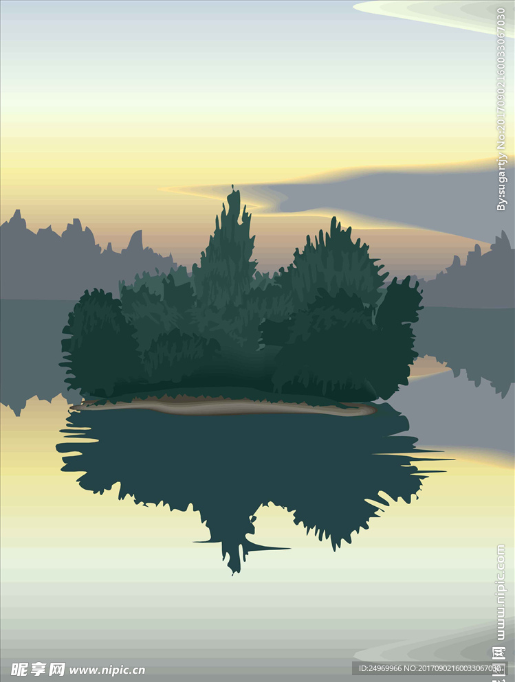 风景插画