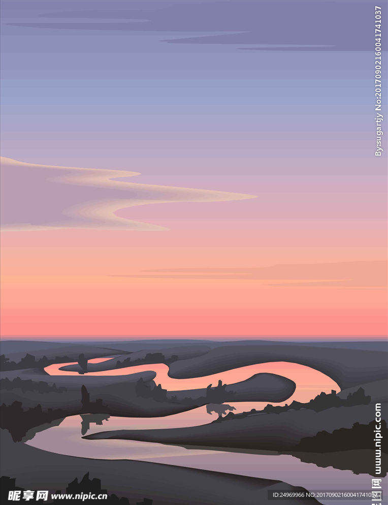 风景插画