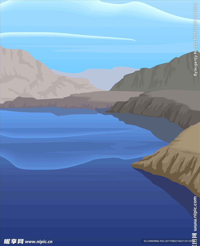风景插画