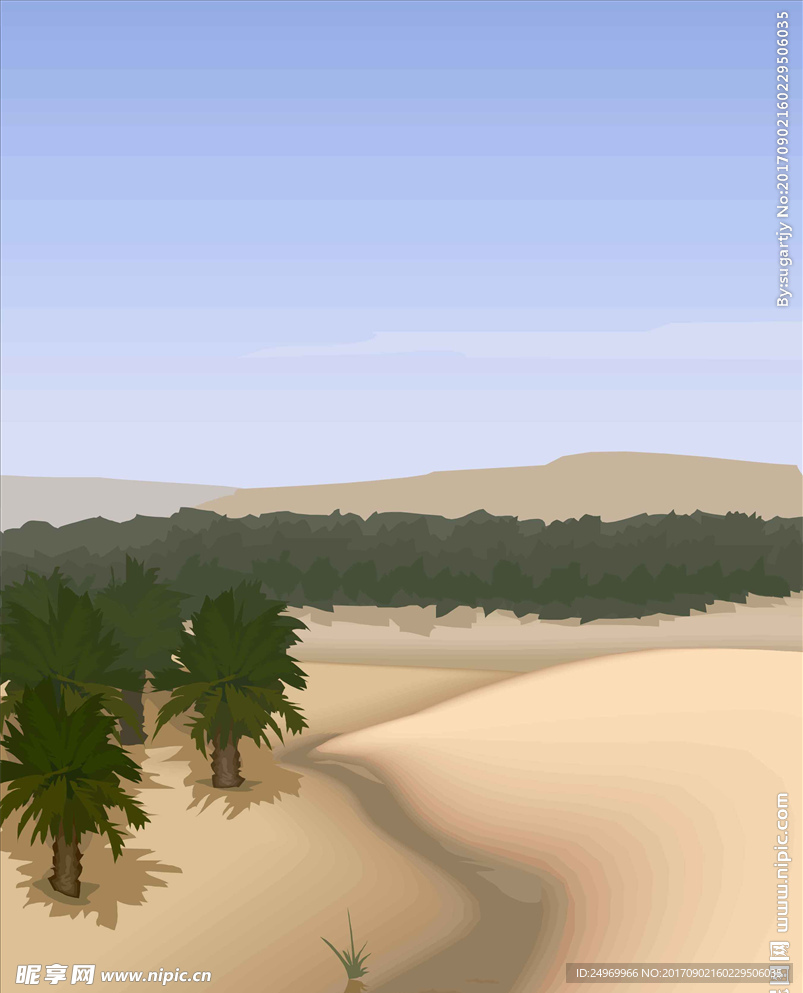 风景插画