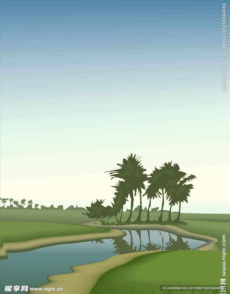 风景插画