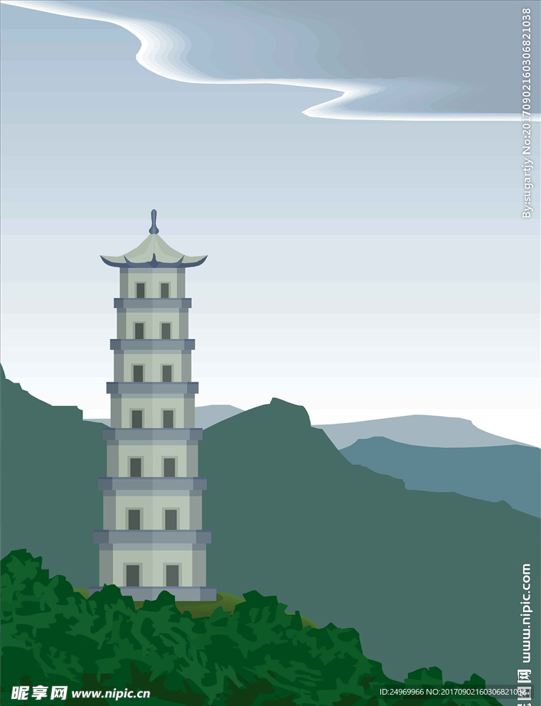 风景插画
