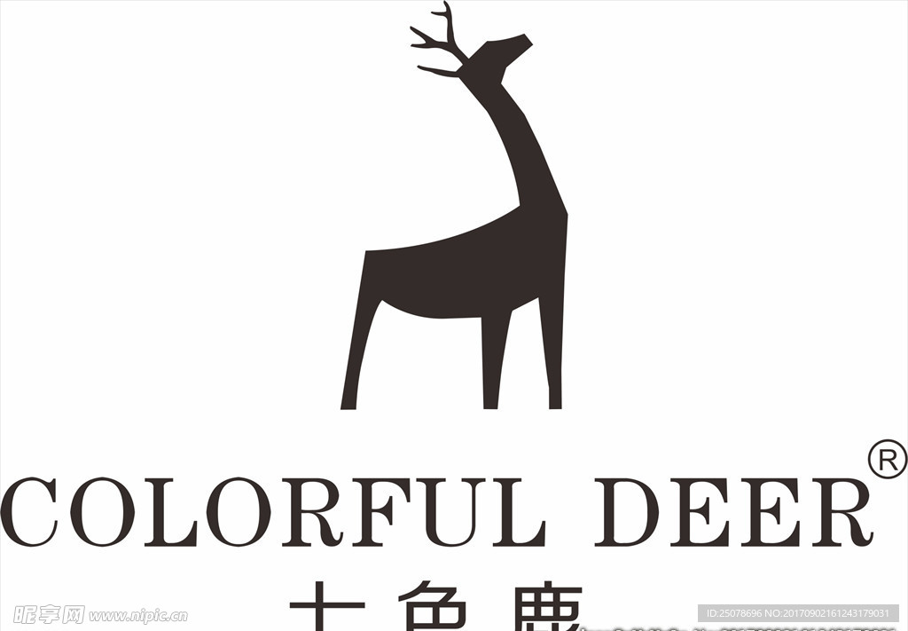 七色鹿LOGO