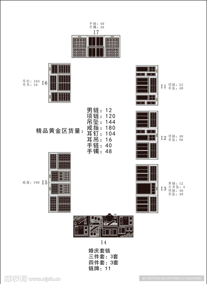 精品珠宝道具