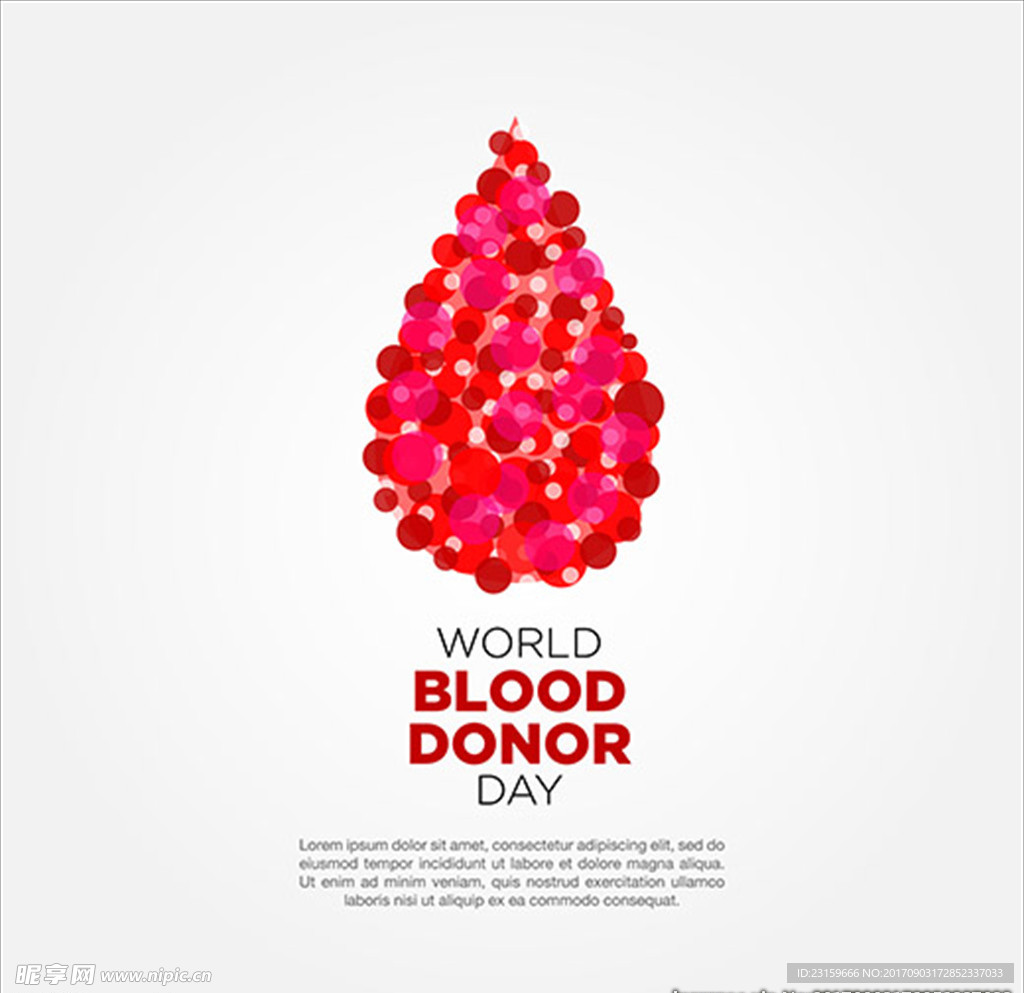 优雅的世界献血者日背景