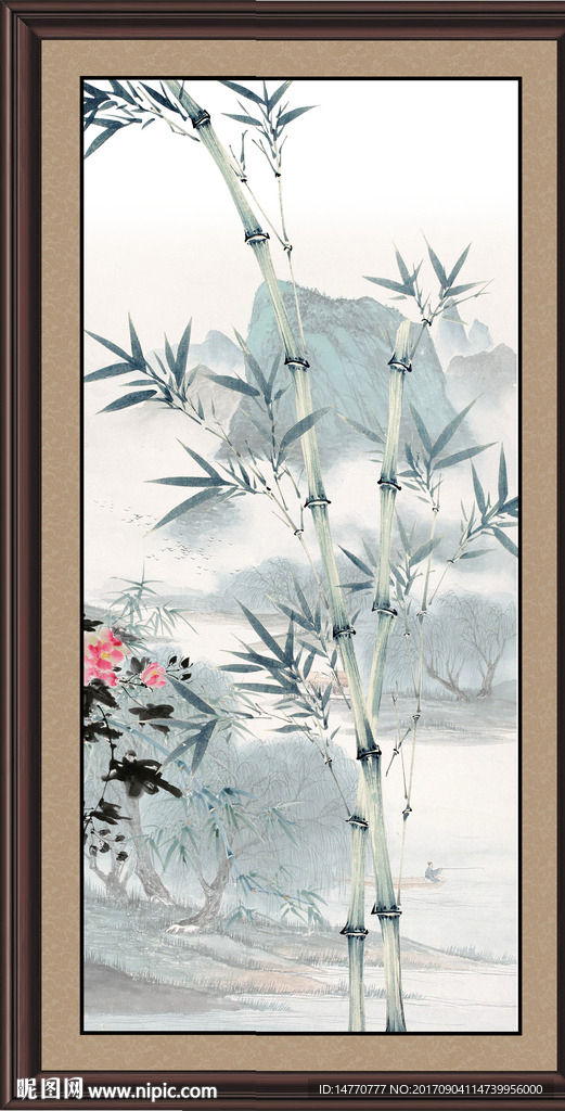 国画竹子