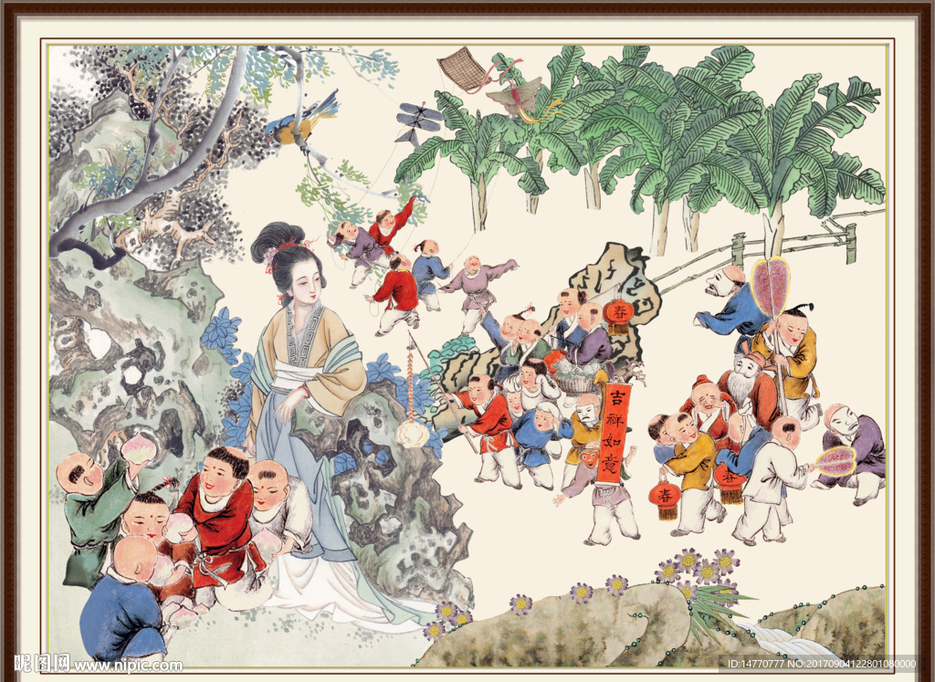 百子图