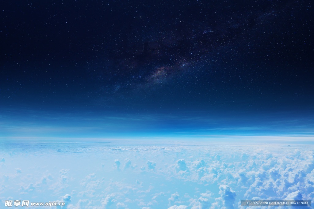 高空中的云层