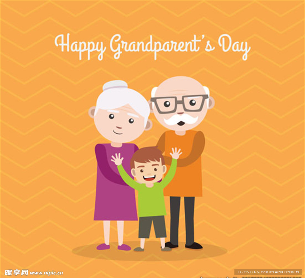 爷爷奶奶和孙子-蓝牛仔影像-中国原创广告影像素材