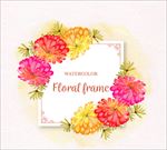 色彩斑斓的水彩花架
