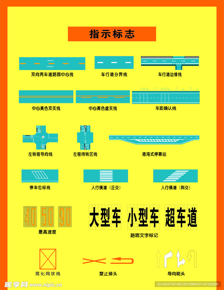 道路指示标志
