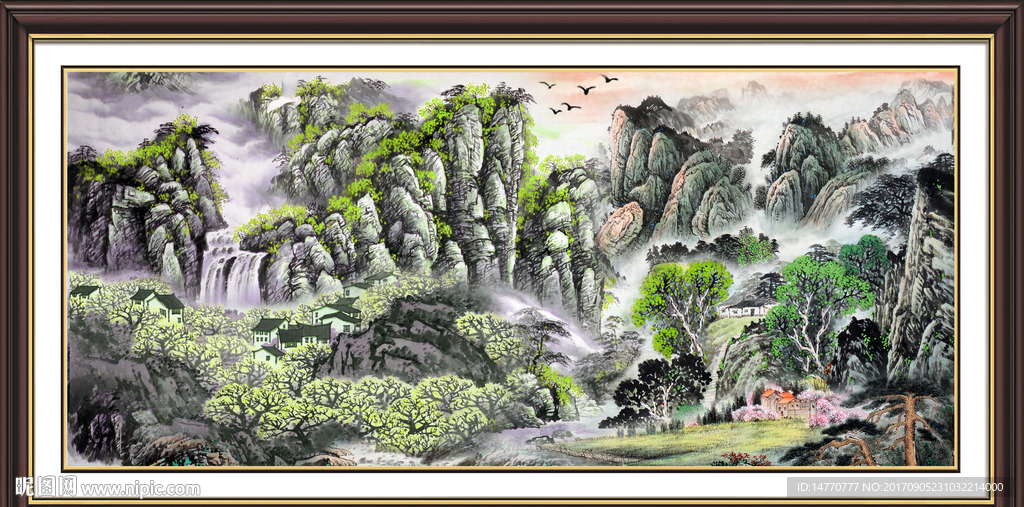 山水国画