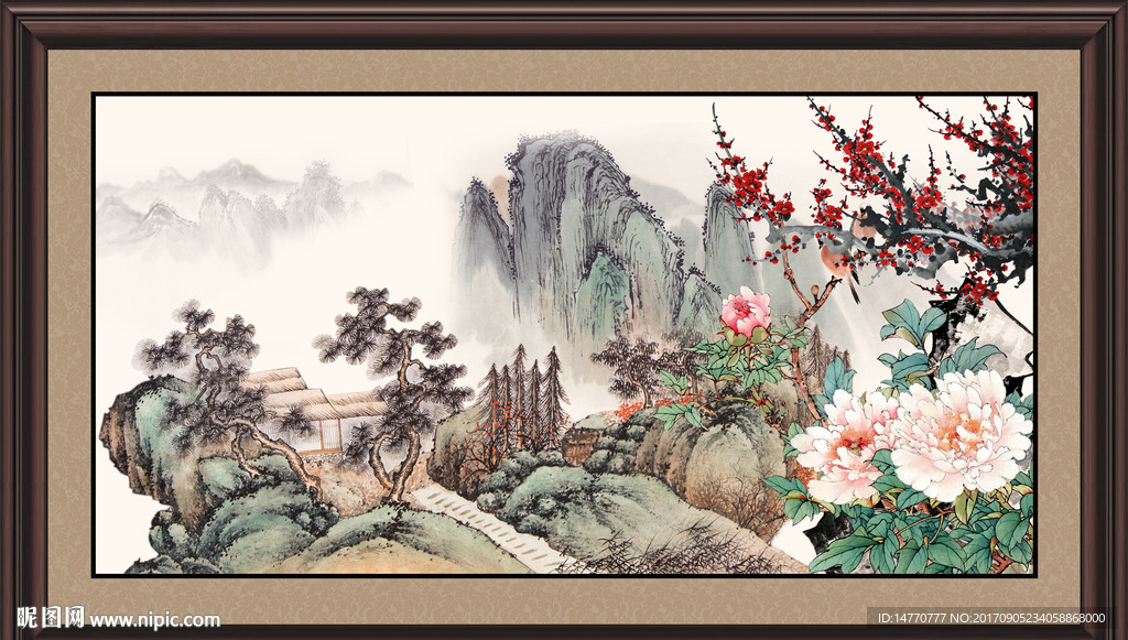 国画梅花