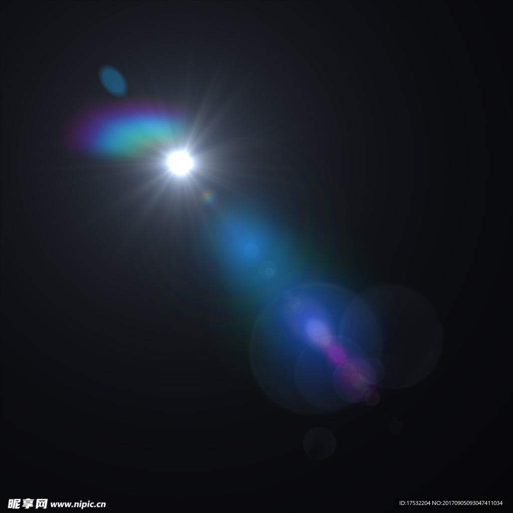 炫光 灯光 光线 光斑 光影