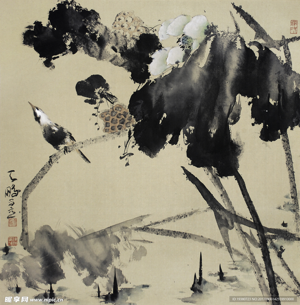 国画水墨画