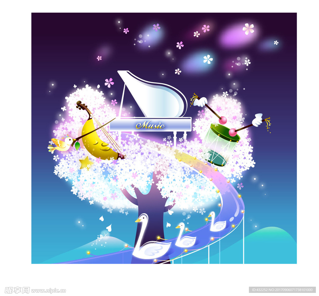 梦幻背景