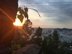 夕阳西下的余晖