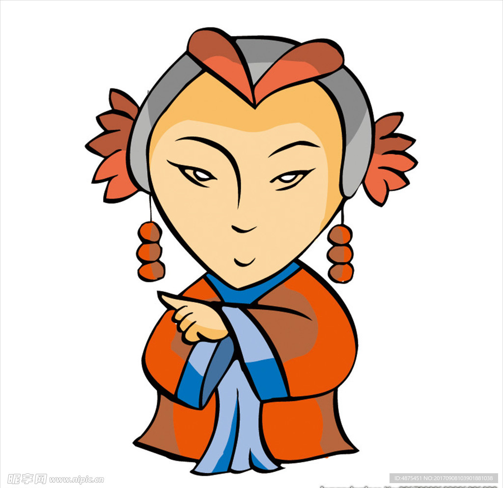 古代卡通人物