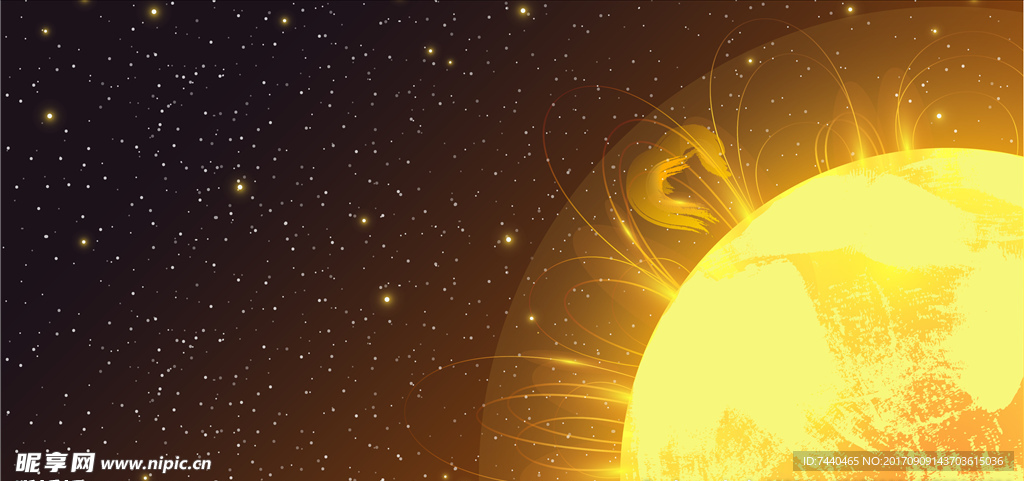 宇宙太阳 矢量素材