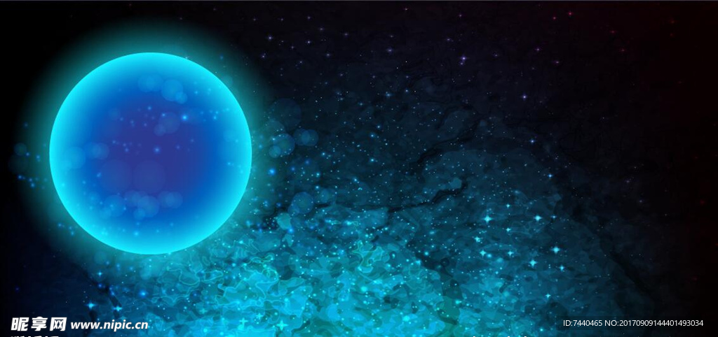 宇宙太阳系矢量素材
