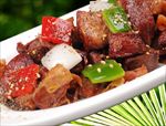 干煸护心肉