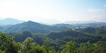 绿色的山脉大自然风景