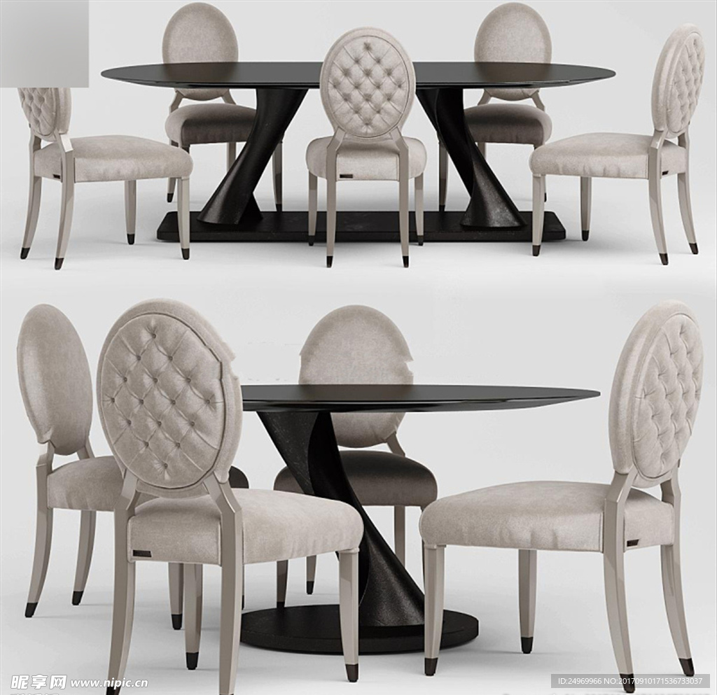 餐桌椅模型