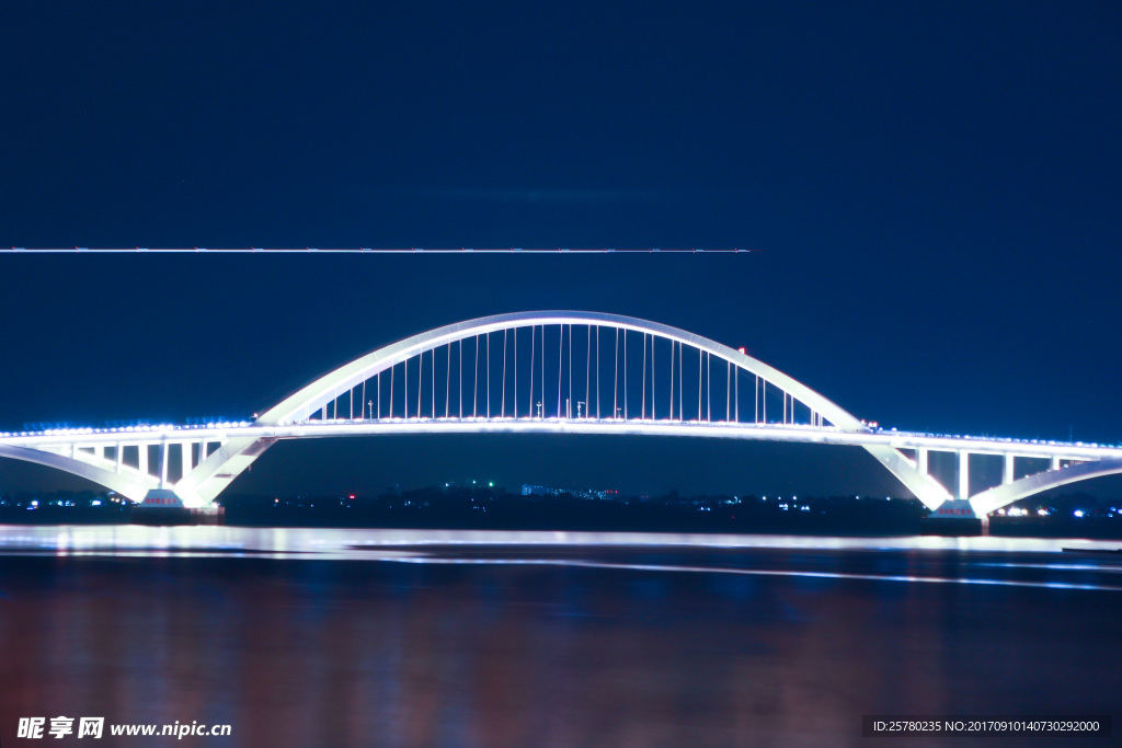 夜景大桥 五缘湾大桥