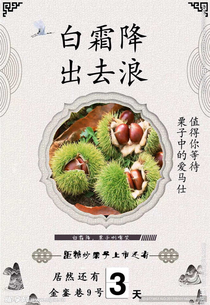 板栗海报