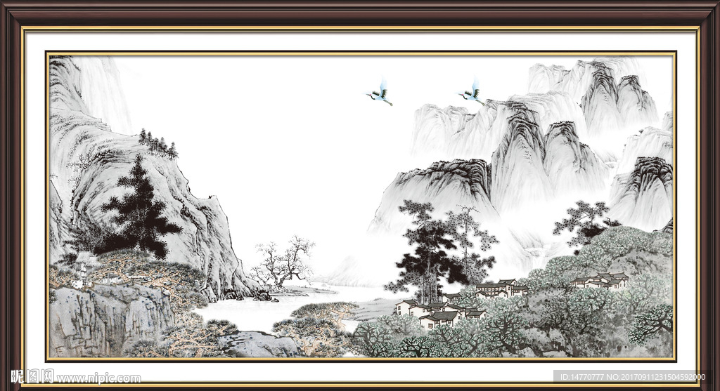 水墨国画