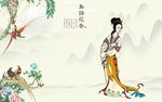 鸟语花香背景墙